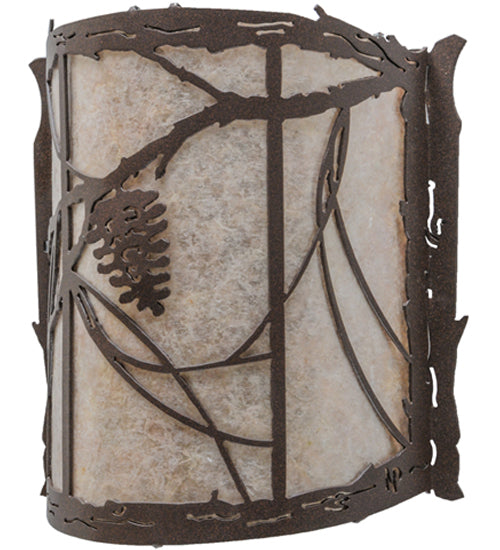 9"W Whispering Pines Wall Sconce