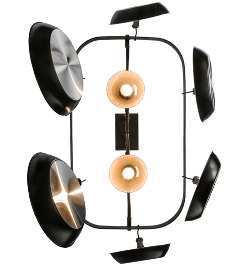 32" Long Elana 2 Light Pot Rack