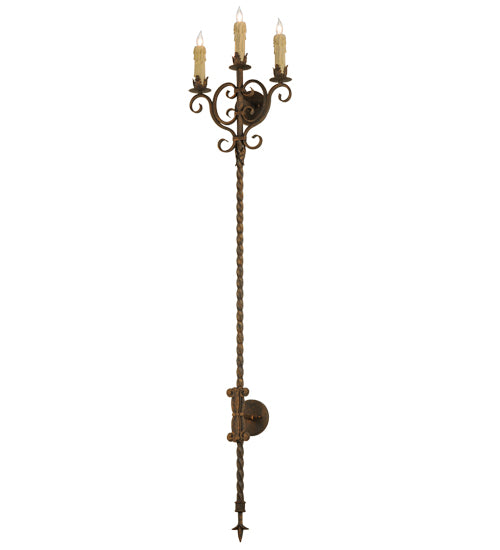 16" Wide Palmira 3 Lt Wall Sconce