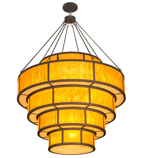 74"W Jayne 5 Tier LED Pendant