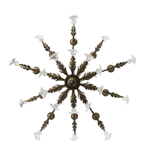 48"W Josephine 10 Lt Chandelier