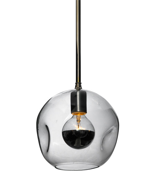 8.5"W Deformado Globe Mini Pendant