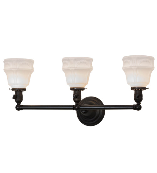 26"W Revival Garland 3 Lt Vanity Light