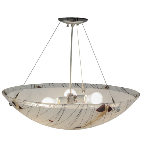 24"W Metro Fusion Ramoscelli Inverted Pendant