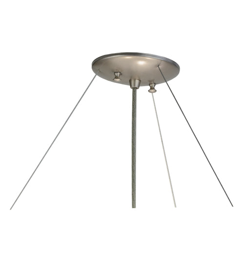 24"W Metro Fusion Ramoscelli Inverted Pendant