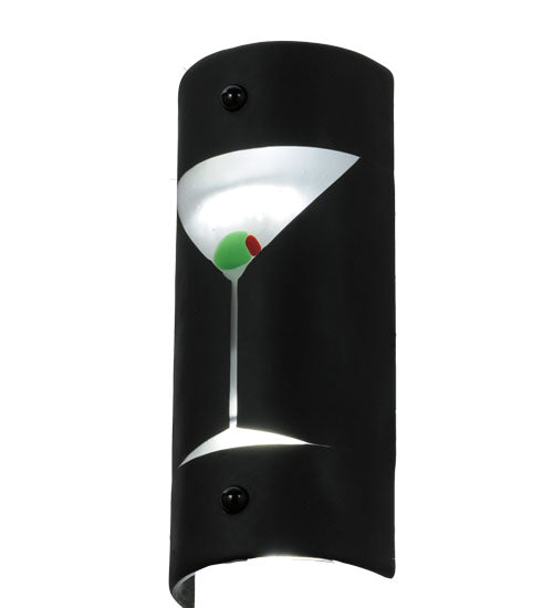 5"W Metro Fusion Shaken Not Stirred Up And Downlight LED Wall Sconce