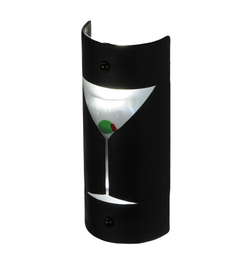 5"W Metro Fusion Shaken Not Stirred Up And Downlight LED Wall Sconce