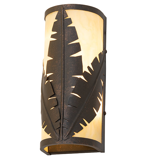 5" Wide Tiki Wall Sconce