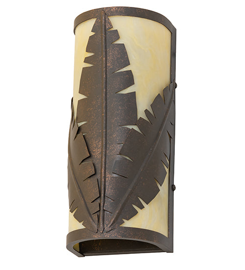 5" Wide Tiki Wall Sconce