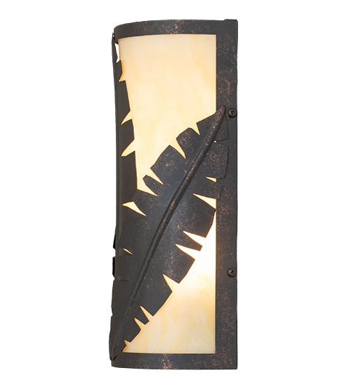 5" Wide Tiki Wall Sconce