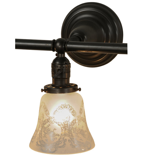 25" Wide Revival Gas & Electric 3 Light Vanity Light