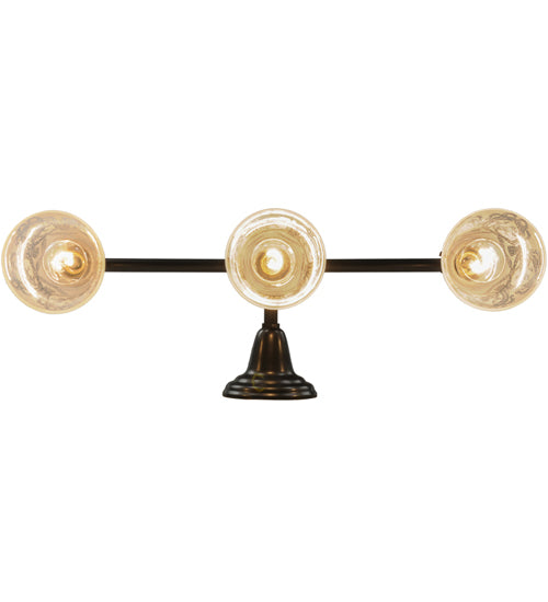 25" Wide Revival Gas & Electric 3 Light Vanity Light