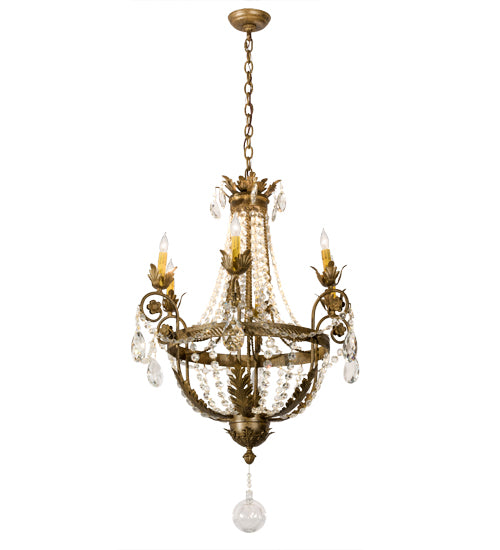 26"W Antonia 6 Lt Chandelier