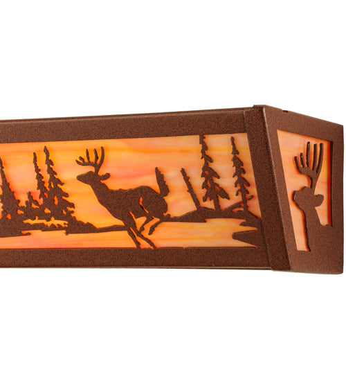 20" Wide Deer At Lake Vanity Light