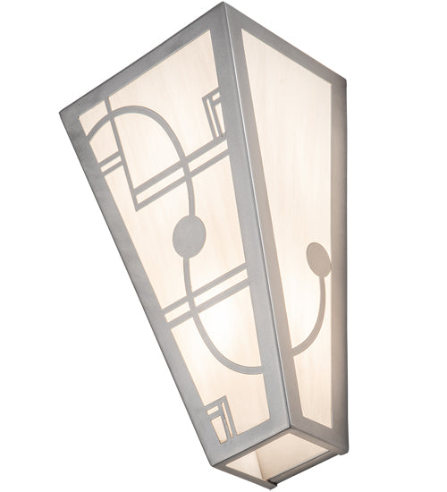 8" Wide Revival Deco Wall Sconce