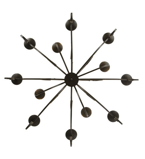 48"W Cypress 12 Lt Chandelier