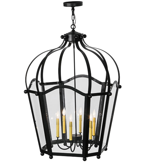 32"W Citadel 6 Light Pendant