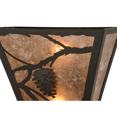 13"W Whispering Pines Wall Sconce