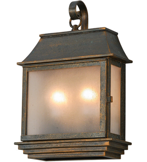 10" Wide Bastille Lantern Wall Sconce