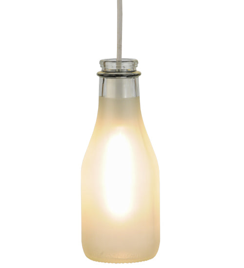 5"W Milk Bottle Mini Pendant