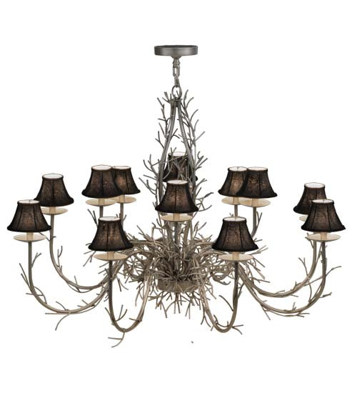 50" Wide Twigs 12 Light Chandelier