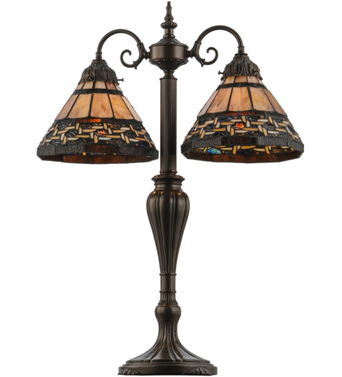 28" High Ilona 2 Light Table Lamp