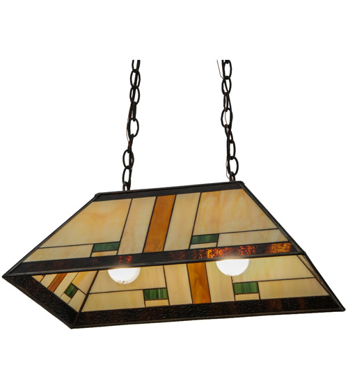 21"L Manhattan Oblong Pendant