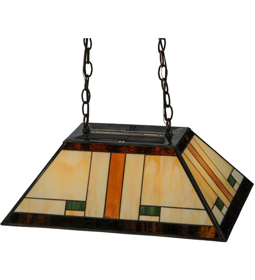 21"L Manhattan Oblong Pendant