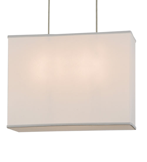 20"L Quadrato Oblong Pendant