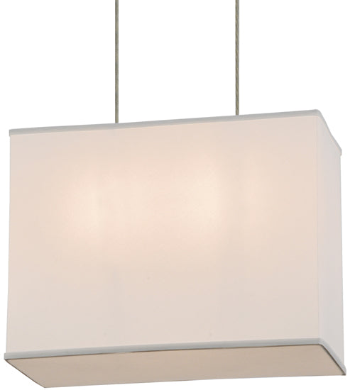 20"L Quadrato Oblong Pendant