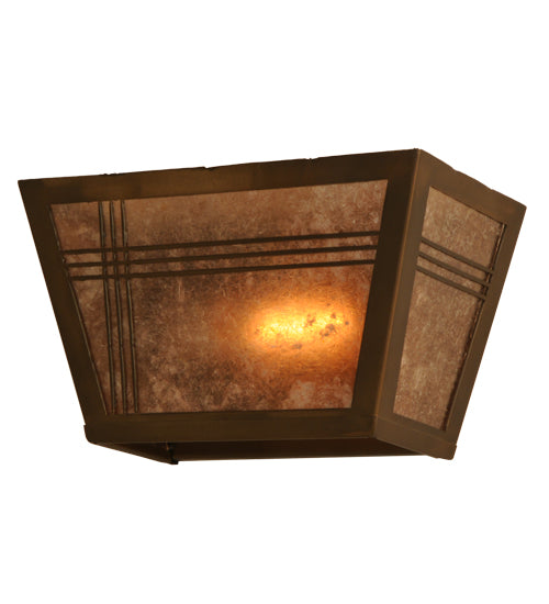 13" Wide Triangulator Wall Sconce