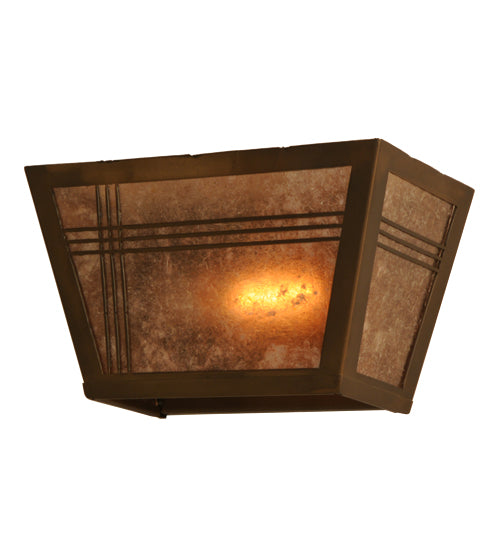 13" Wide Triangulator Wall Sconce