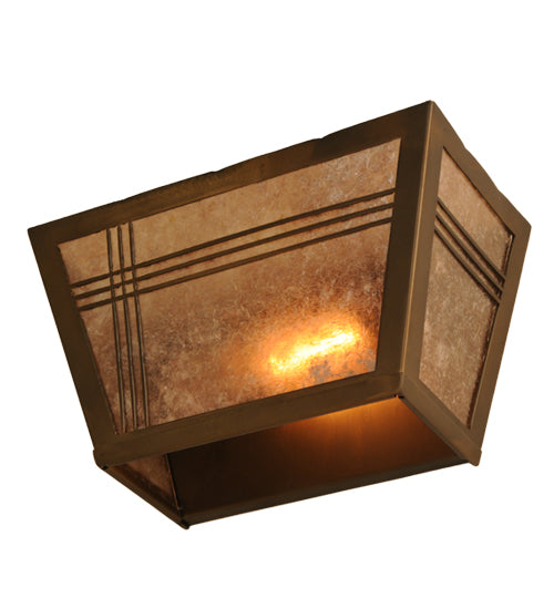 13" Wide Triangulator Wall Sconce