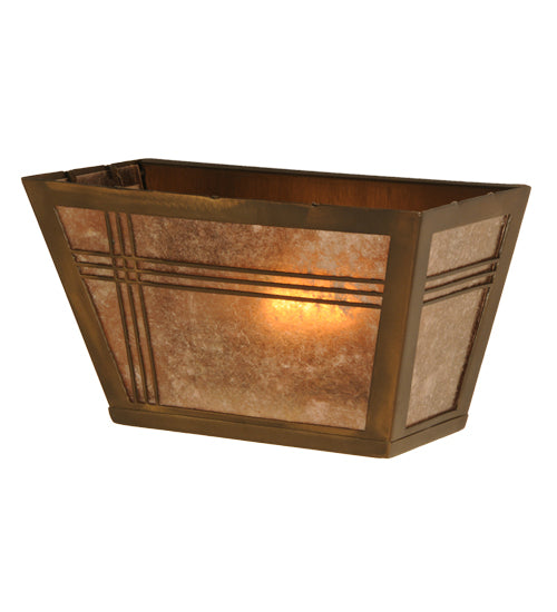 13" Wide Triangulator Wall Sconce