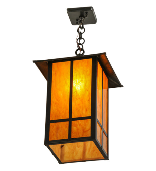 12" Square Seneca Window Pane Pendant