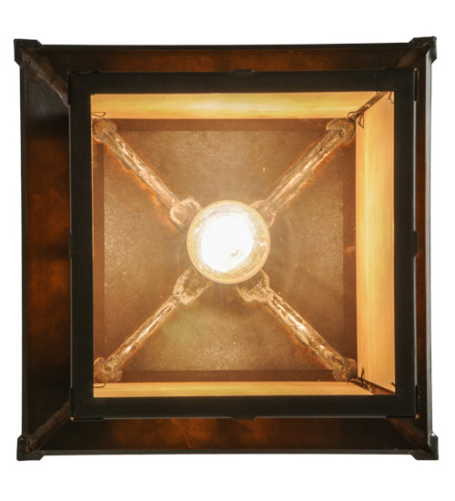 12" Square Seneca Window Pane Pendant