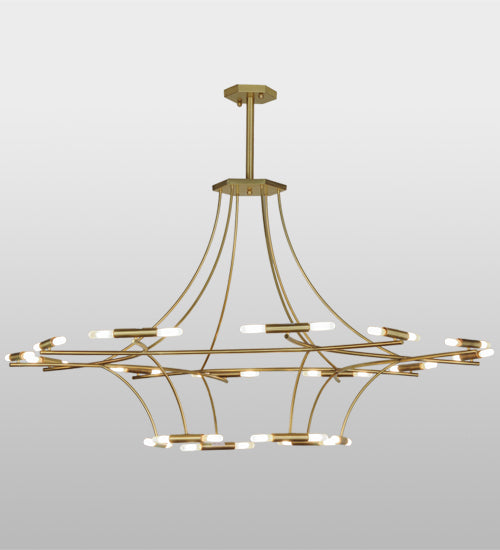 87"W Ison 36 Lt Chandelier