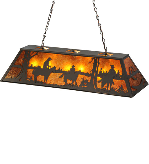 48"L Personalized Rockin' C Ranch Oblong Pendant