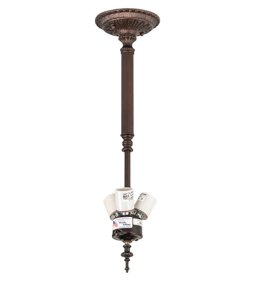 5" Wide 3 Light Inverted Pendant Hardware