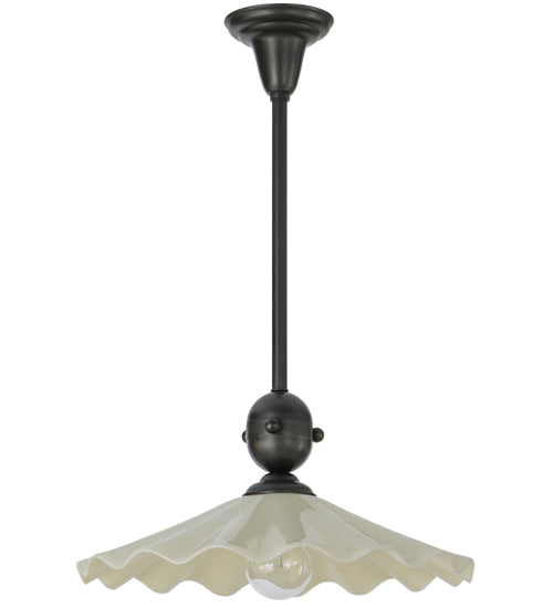 18" Metro Fusion Galatia Scalloped Spectrum Pendant