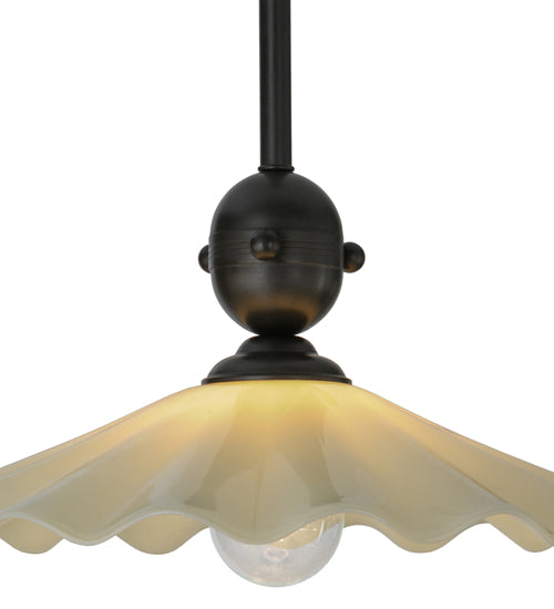 18" Metro Fusion Galatia Scalloped Spectrum Pendant