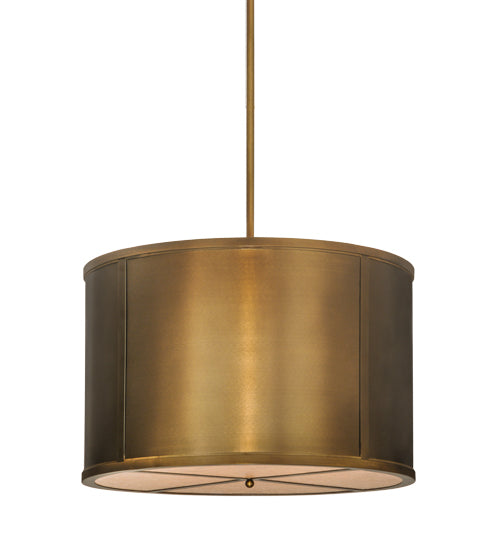 36" Wide Cilindro Drum LED Pendant