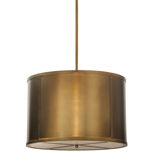 36" Wide Cilindro Drum LED Pendant