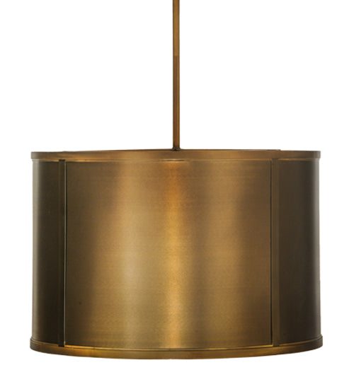 36" Wide Cilindro Drum LED Pendant