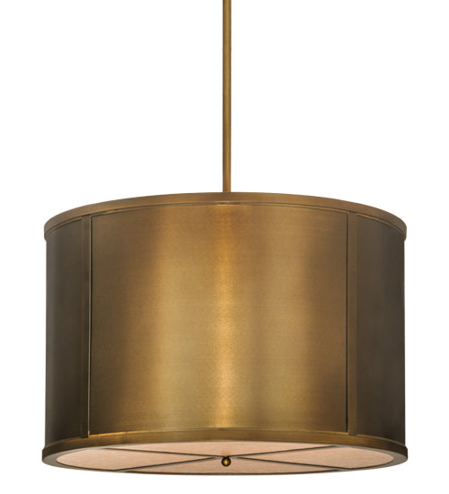 36" Wide Cilindro Drum LED Pendant