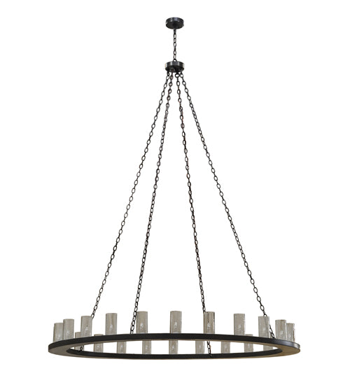 72"W Loxley 24 Lt Chandelier