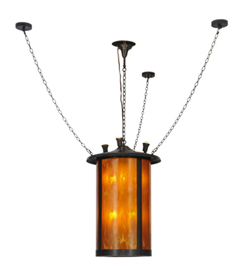 24"W Fulton Prime W/Uplights Lantern Pendant