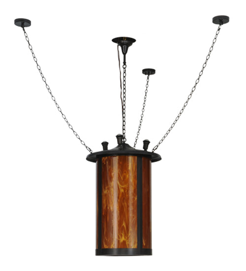 24"W Fulton Prime W/Uplights Lantern Pendant