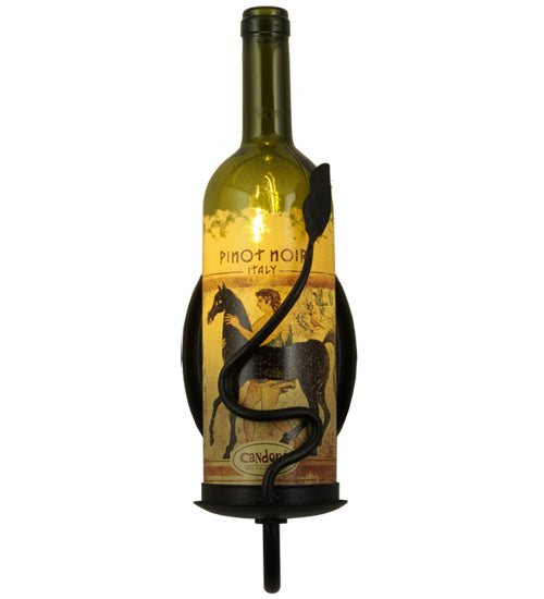 4.5"W Tuscan Vineyard Personalized Wine Bottle Wall Sconce