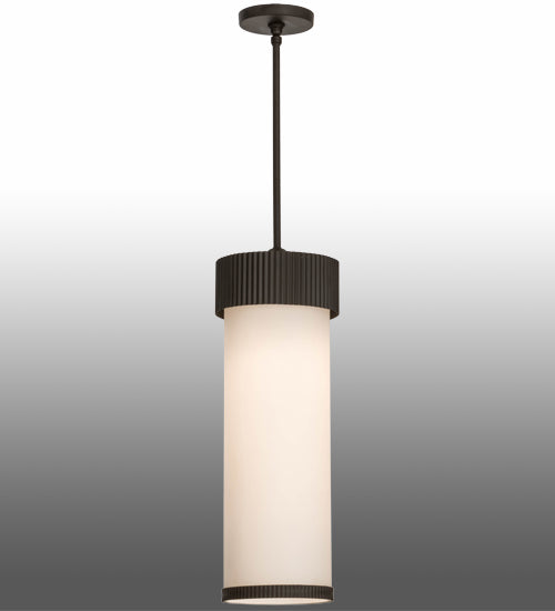 8"W Cilindro Corrugated Pendant